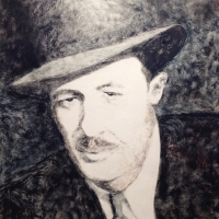 Mo 9" x 12" monotype