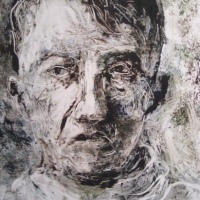 Oscar 9" x 11 1/2" monotype